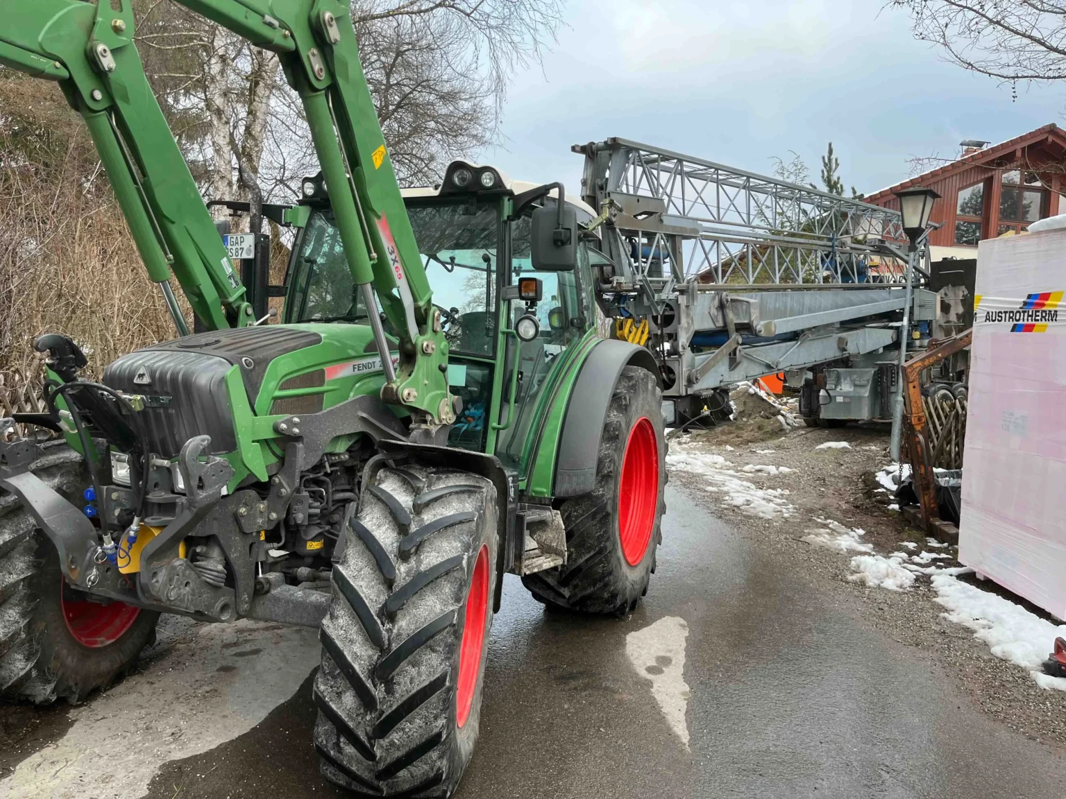 Zimmerei Krippner Fuhrpark Kran